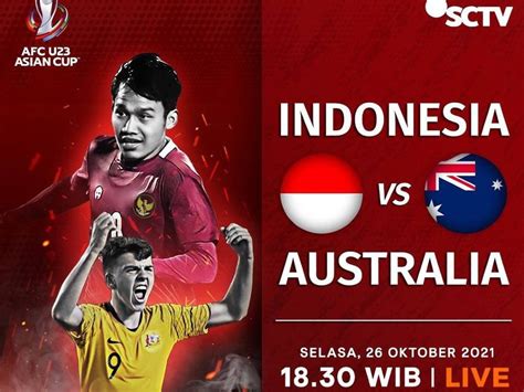 jadwal indonesia vs australia